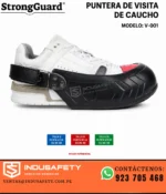 Puntera de visita de caucho StrongGuard V-001 sobre calzado