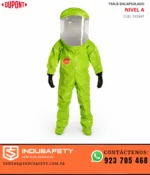 Traje encapsulado Nivel A DuPont Tychem 10000 TK554T