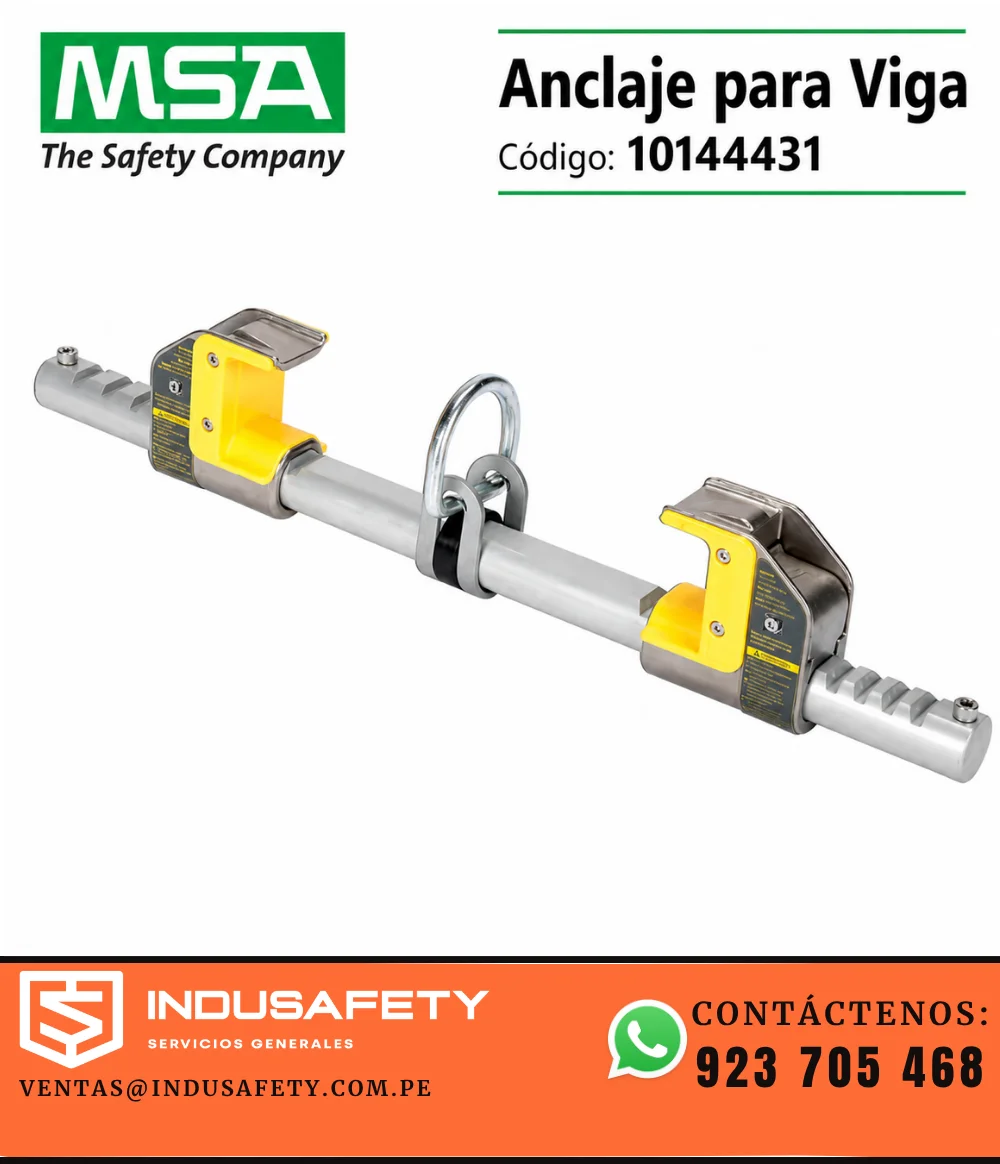 Anclaje para viga MSA Workman FP Stryder 10144431 ajustable de 4″ a 13,5″