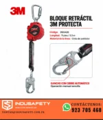 Bloque retráctil 3M Protecta 3100426 de 3.3 m con cinta de poliéster