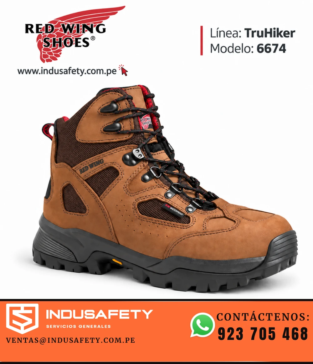 Botín de seguridad Red Wing TruHiker 6674 impermeable