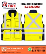 Chaleco Ignífugo de 8.2 cal/cm2 Absolute Fire amarillo CAT 2