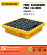 Pallet antiderrame para 1 cilindro StrongGuard SCP-A2-43 de 43 litros