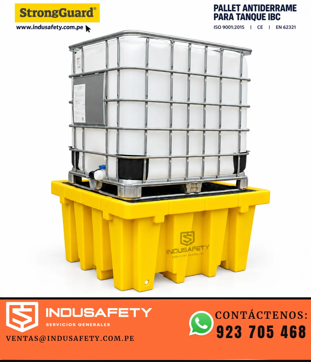 Pallet antiderrame para tanque IBC StrongGuard de 1300 litros