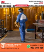 Traje descartable 3M 4530 azul para uso industrial en San Juan de Lurigancho, Lima