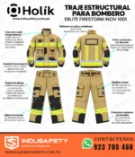 Proveedor de traje estructural para bombero Holík en Lima Perú
