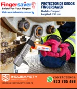 Uso del protector de dedos Fingersaver Compact de 295 mm en mantenimiento industrial