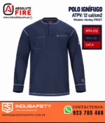 Polo ignífugo de 12 cal/cm2 Absolute Fire Henley FRHST CAT 2 en Lima, Perú