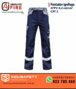 Pantalón ignífugo Absolute Fire azul marino con ATPV 8,2 cal/cm² y CAT 2