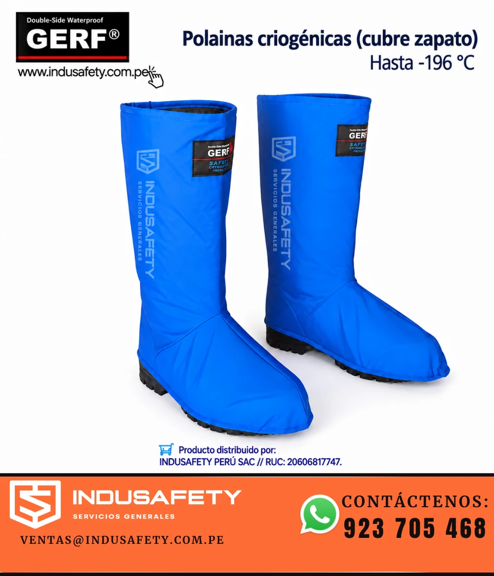Polainas criogénicas GERF CRYO-GTS tipo cubre zapato hasta -196 °C