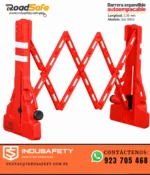 Barrera expandible autoempacable RoadSafe SLE-RB03 roja