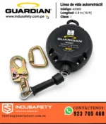 Bloque retráctil Guardian 42000 de 4,8 m con cable de acero en Lima
