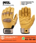 Guantes Petzl Cordex Plus K53 vistos por el dorso y la palma