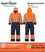 Proveedor Portwest en Lima, Perú: overol térmico S485 de alta visibilidad